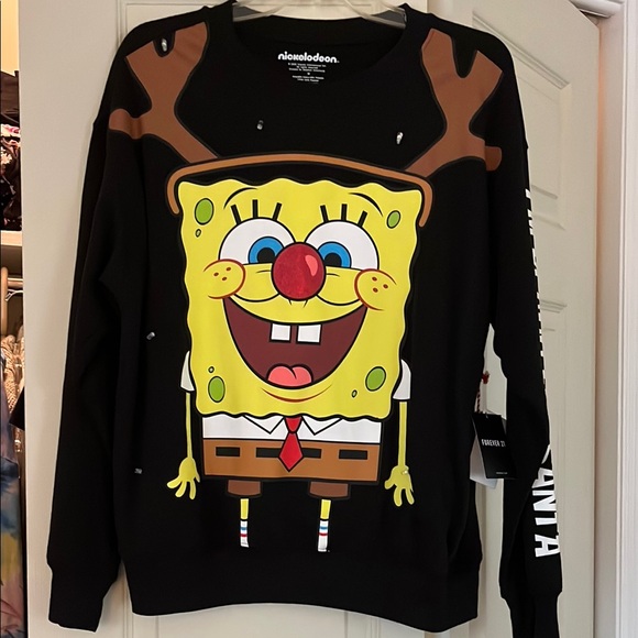 Nickelodeon Other - SpongeBob Holiday Sweatshirt light up